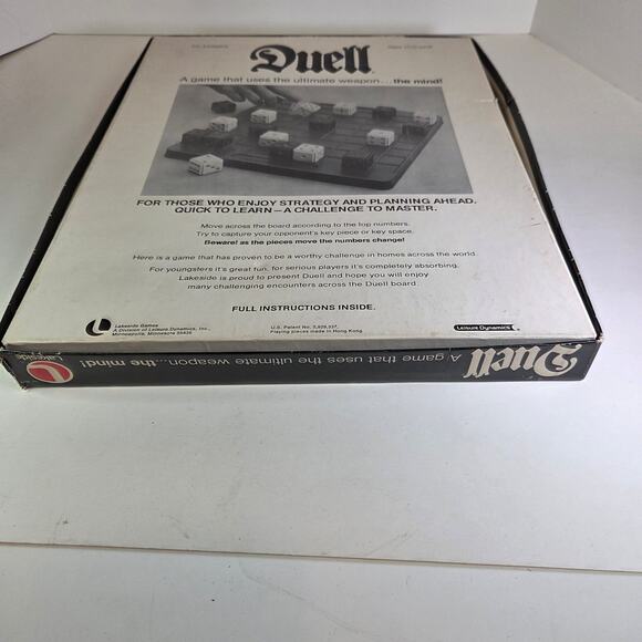 Vintage 1976 Lakeside Duell Board Game Complete Dice Strategy 2 Player - Picture 14 of 15